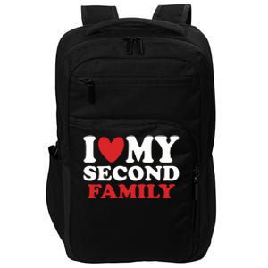 I Heart My Second Family Impact Tech Backpack