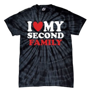 I Heart My Second Family Tie-Dye T-Shirt