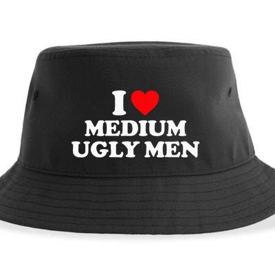 I Heart Medium Ugly Sustainable Bucket Hat