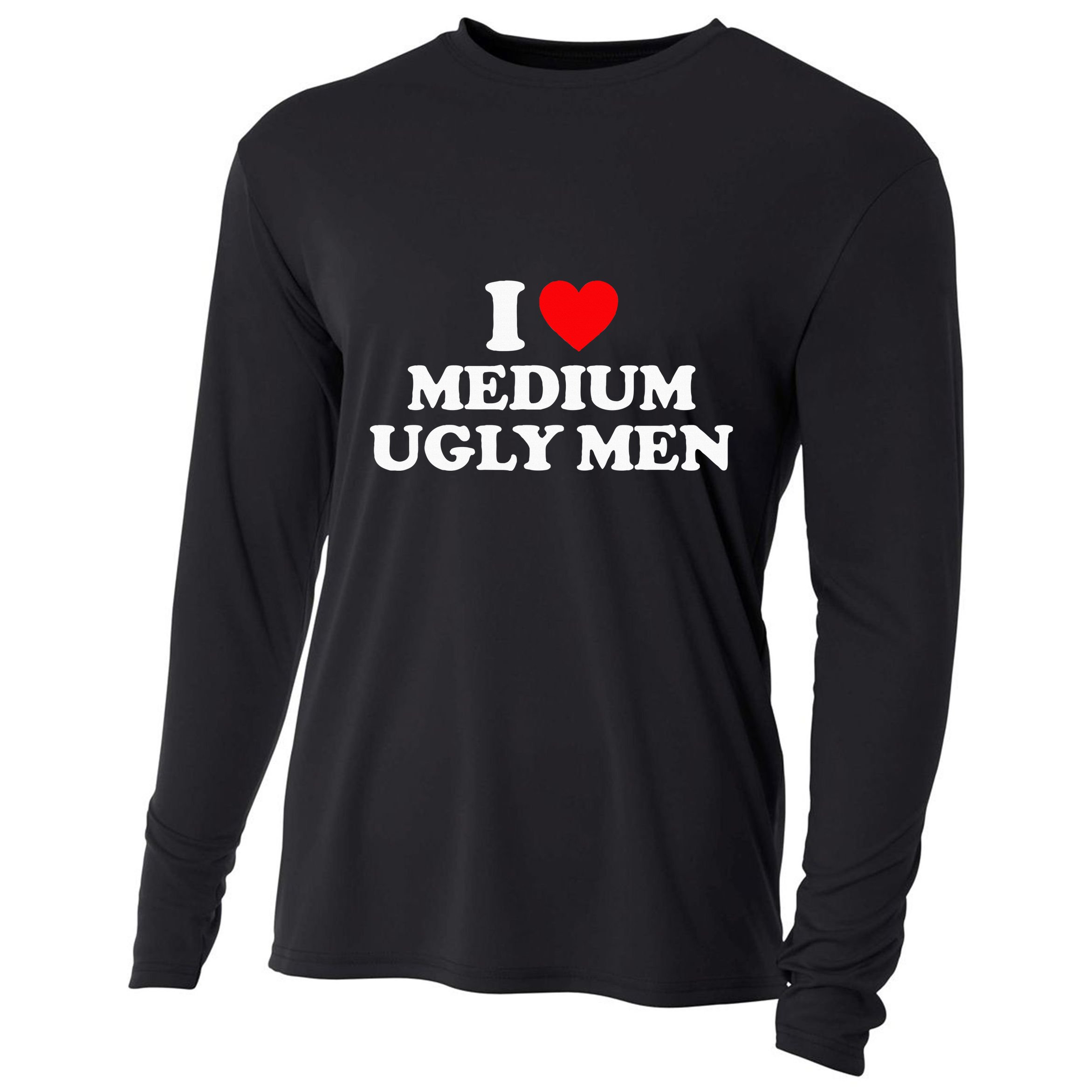 I Heart Medium Ugly Cooling Performance Long Sleeve Crew
