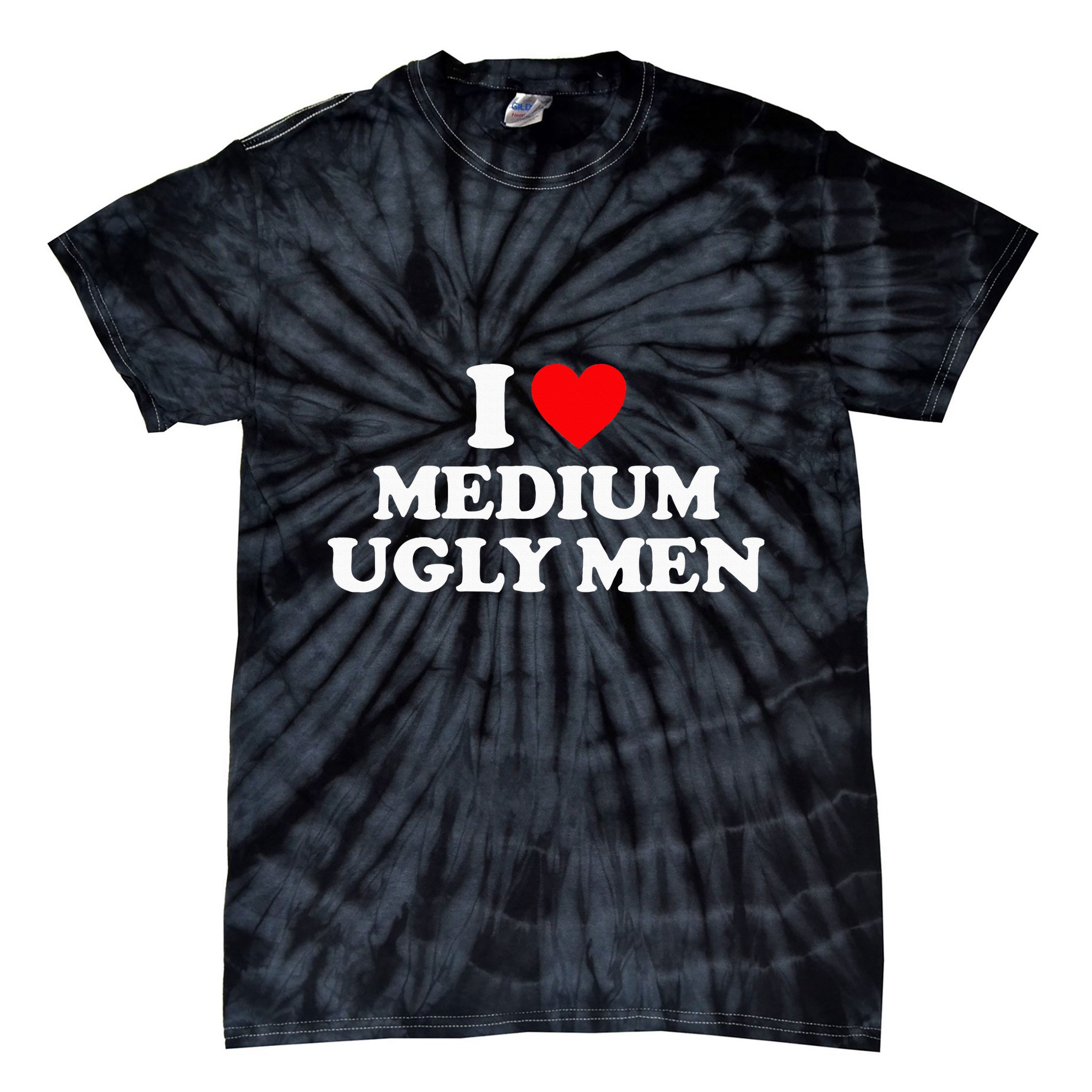 I Heart Medium Ugly Tie-Dye T-Shirt