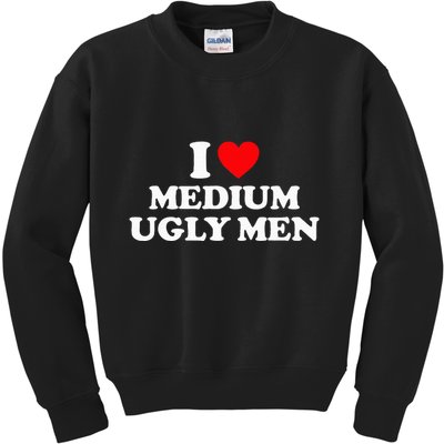 I Heart Medium Ugly Kids Sweatshirt