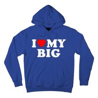 I Heart My Big Love Matching Little Big Sorority  Hoodie