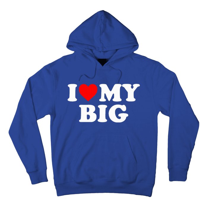 I Heart My Big Love Matching Little Big Sorority  Hoodie