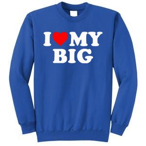 I Heart My Big Love Matching Little Big Sorority  Sweatshirt