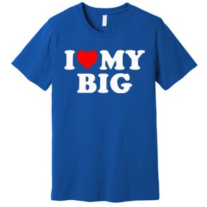 I Heart My Big Love Matching Little Big Sorority  Premium T-Shirt