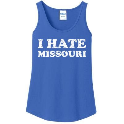 I Hate Missouri Gift Ladies Essential Tank