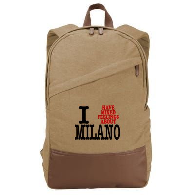 I Have Mixed Feelings About Milano Cotton Canvas Backpack