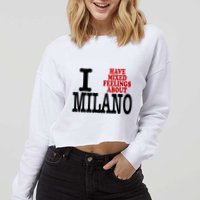 I Have Mixed Feelings About Milano Cropped Pullover Crew