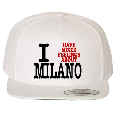 I Have Mixed Feelings About Milano Wool Snapback Cap