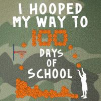 I Hooped My Way 100 Days Of School Basketball Legacy Tie Dye Trucker Hat