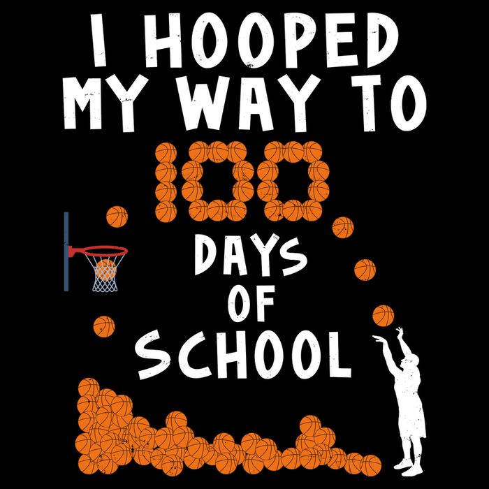 I Hooped My Way 100 Days Of School Basketball Cropped Pullover Crew