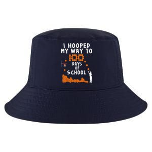 I Hooped My Way 100 Days Of School Basketball Cool Comfort Performance Bucket Hat