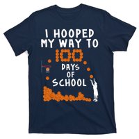 I Hooped My Way 100 Days Of School Basketball T-Shirt