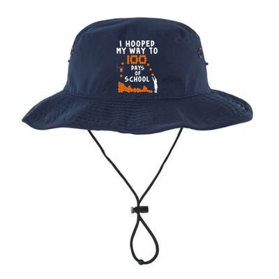 I Hooped My Way 100 Days Of School Basketball Bucket Hat