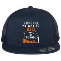 I Hooped My Way 100 Days Of School Basketball Flatbill Hat
