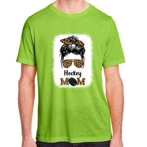 Ice Hockey Mom Mama Leopard Cheetah Print Hockey Cute Gift Adult ChromaSoft Performance T-Shirt