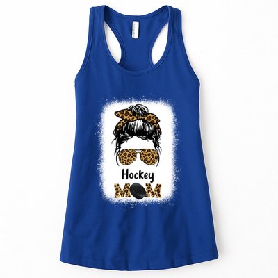 Ice Hockey Mom Mama Leopard Cheetah Print Hockey Cute Gift Womens Tank Top