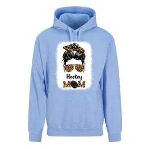 Ice Hockey Mom Mama Leopard Cheetah Print Hockey Cute Gift Unisex Surf Hoodie