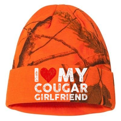 I Heart My Cougar Girlfriend Mommy Family GF Love Funny Kati Licensed 12" Camo Beanie