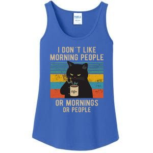 I Hate Morning People And Mornings And People Coffee Cat Ladies Essential Tank