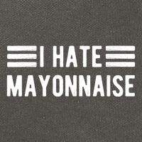 I Hate Mayonnaise Haters Funny Cotton Canvas Backpack