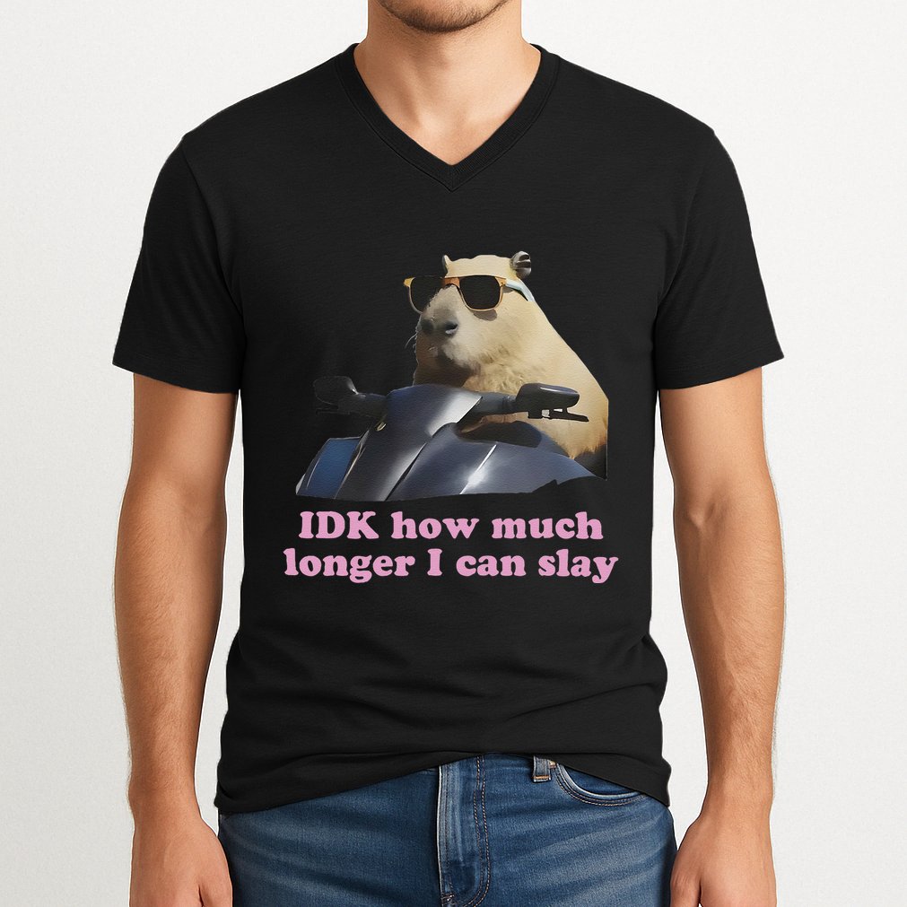 Idk How Much Longer I Can Slay V-Neck T-Shirt