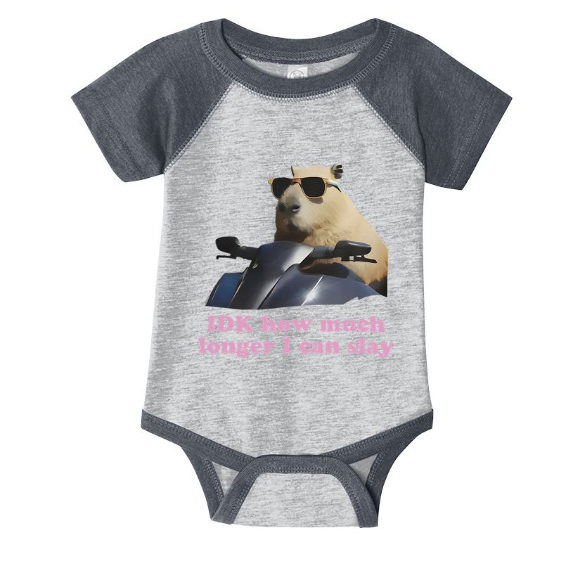 Idk How Much Longer I Can Slay Infant Baby Jersey Bodysuit