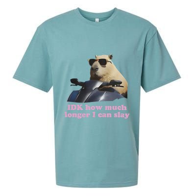 Idk How Much Longer I Can Slay Sueded Cloud Jersey T-Shirt