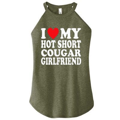 I Heart My Hot Short Cougar Girlfriend Women’s Perfect Tri Rocker Tank