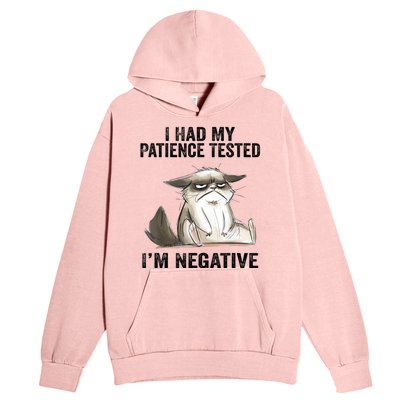 I Had My Patience Tested I'm Negative Cat Funny Sarcasm Urban Pullover Hoodie