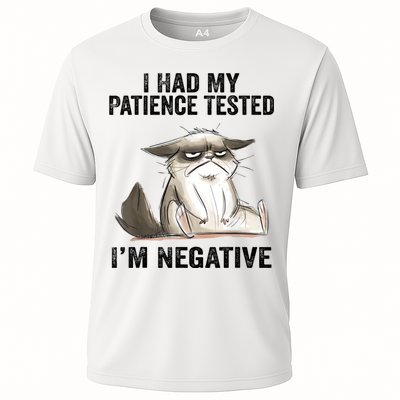 I Had My Patience Tested I'm Negative Cat Funny Sarcasm Performance Shirt