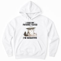 I Had My Patience Tested I'm Negative Cat Funny Sarcasm Hoodie