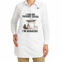 I Had My Patience Tested I'm Negative Cat Funny Sarcasm Apron