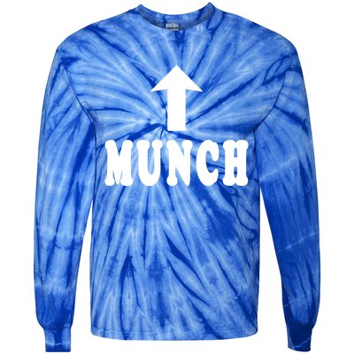 I Heart My Munch Proud Munch Lover I Love My Munch Funny Gift Tie-Dye Long Sleeve Shirt