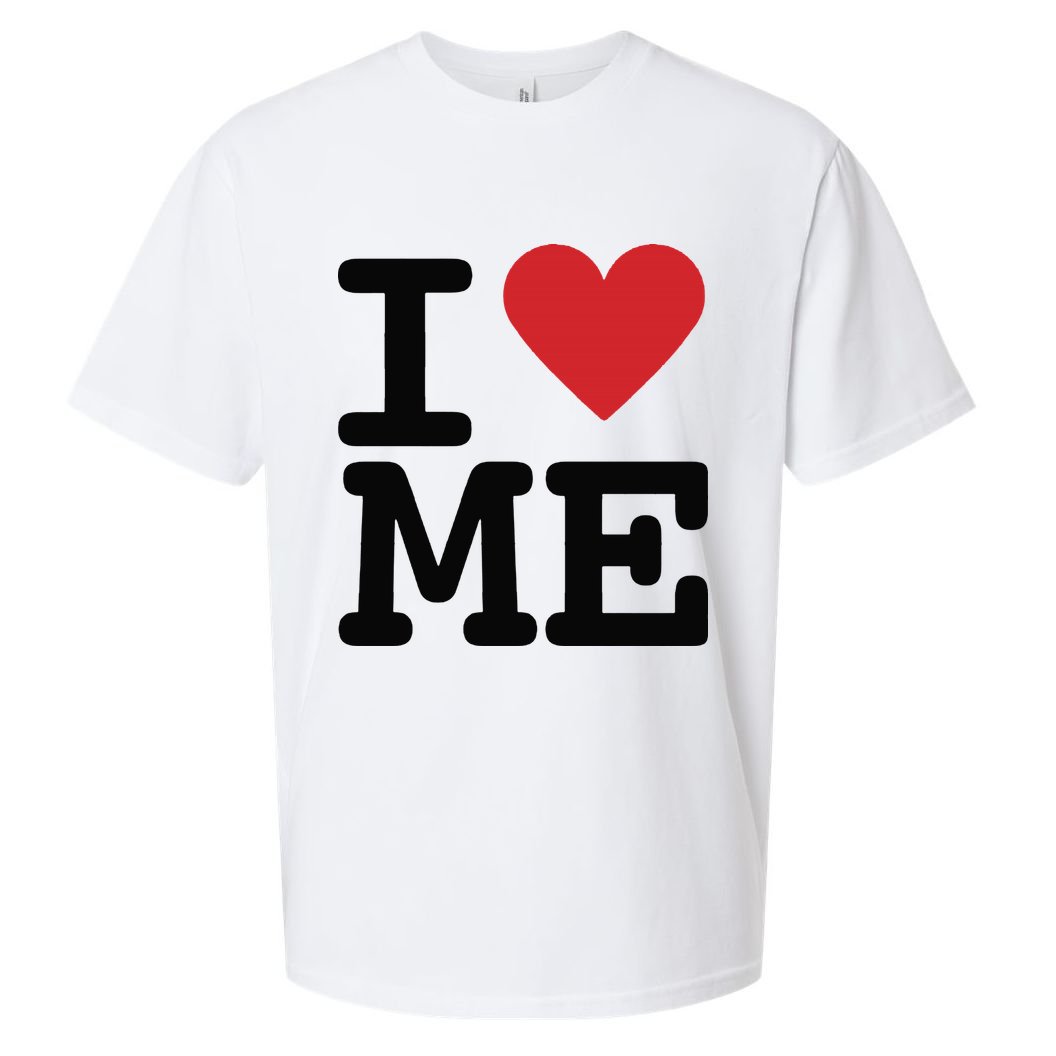 I Heart Me Self Love Gift Sueded Cloud Jersey T-Shirt