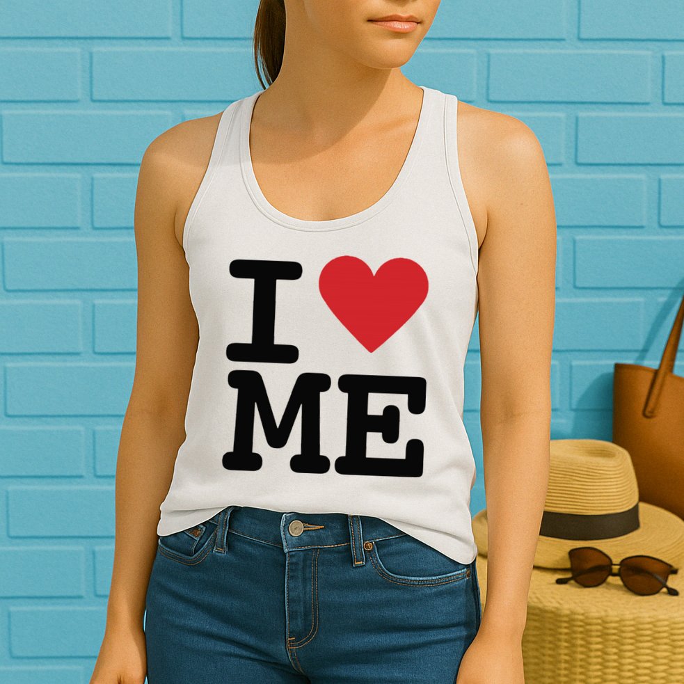 I Heart Me Self Love Gift Womens Tank Top