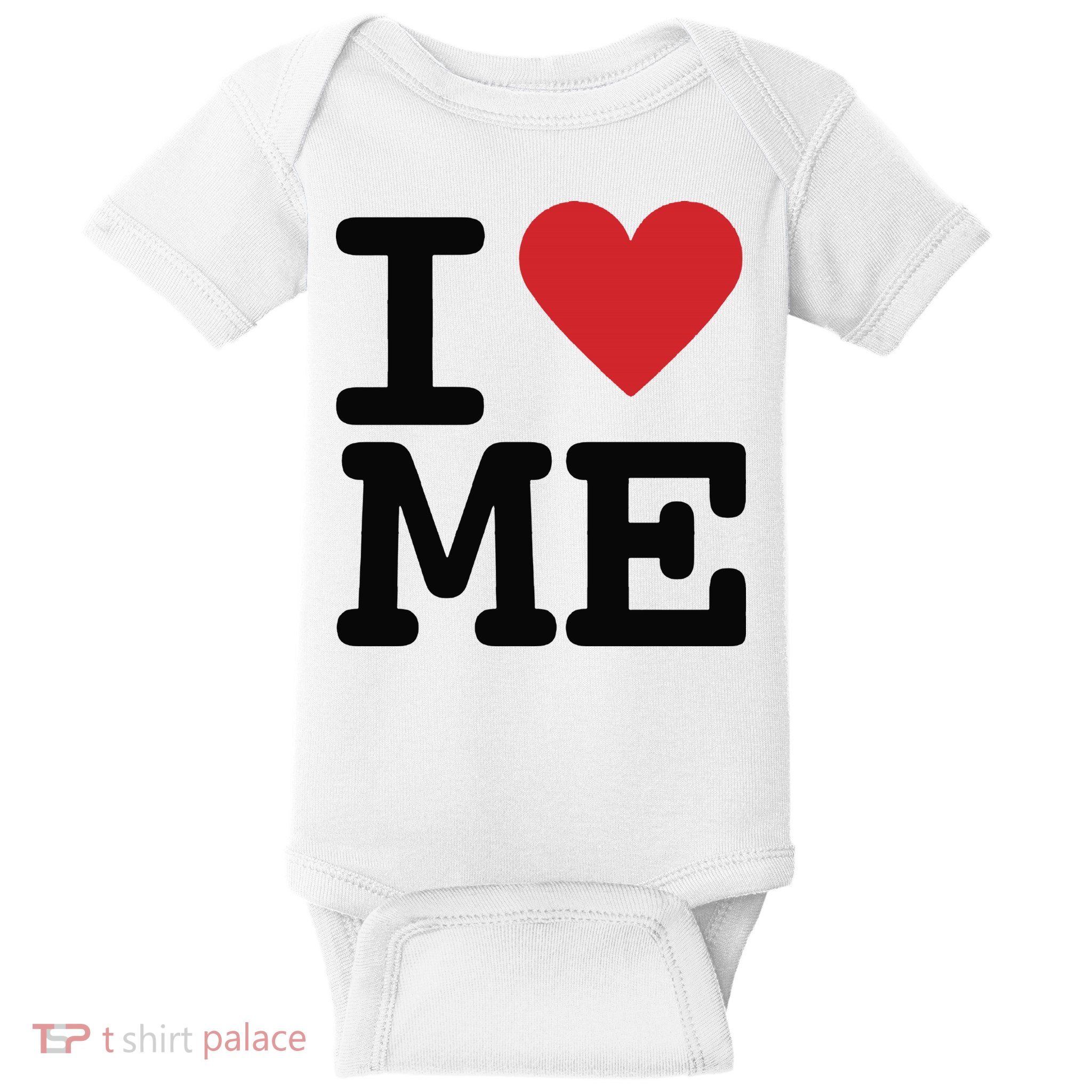 I Heart Me Self Love Gift Baby Bodysuit