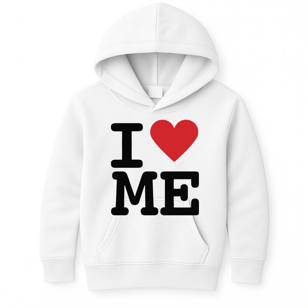 I Heart Me Self Love Gift Kids Hoodie