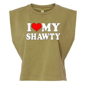 I Heart My Shawty Retro Shawty Garment-Dyed Women's Muscle Tee