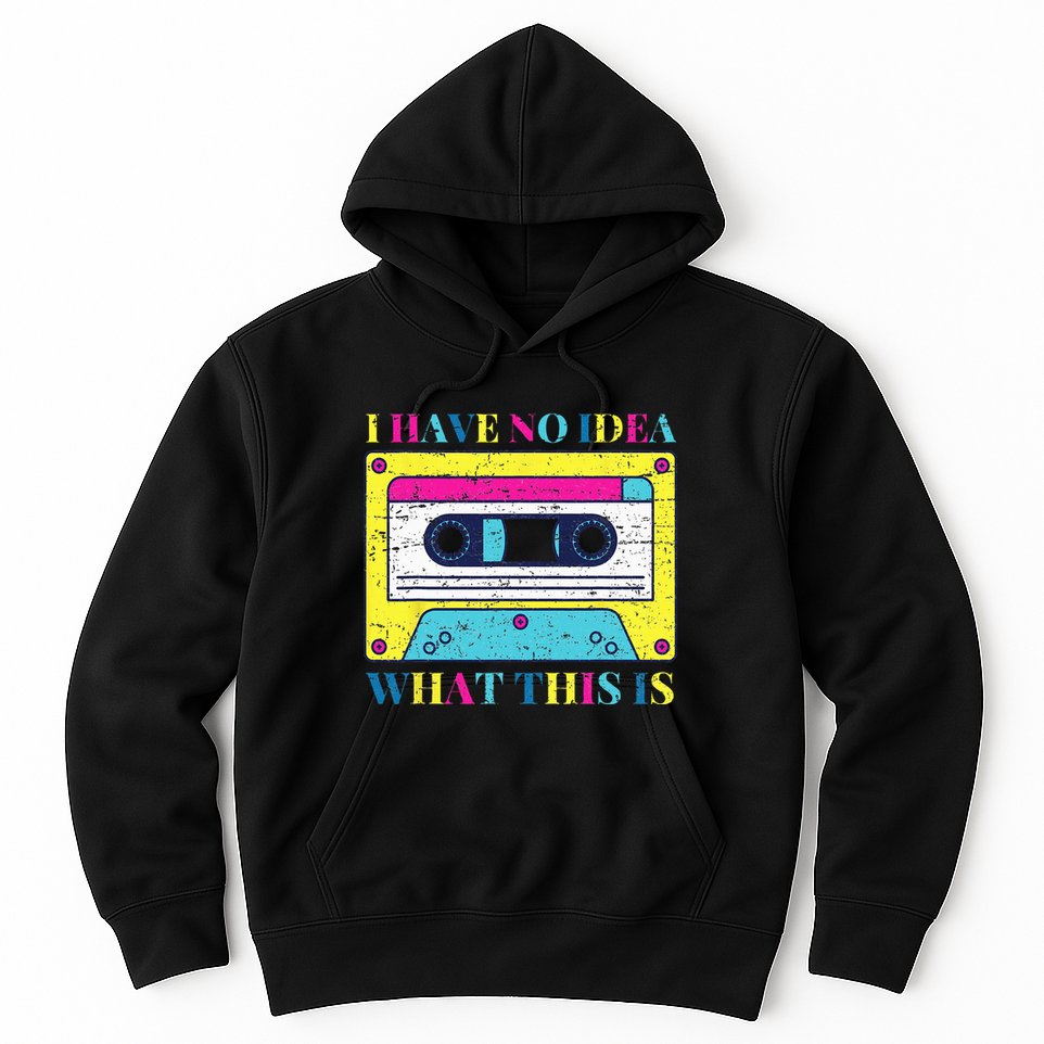 I Have No Idea What This Is Vintage 70s 80s 90s Hoodie