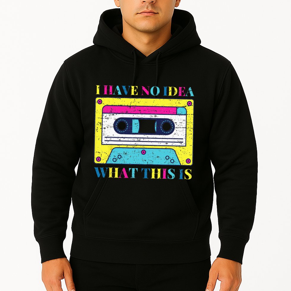 I Have No Idea What This Is Vintage 70s 80s 90s Hoodie