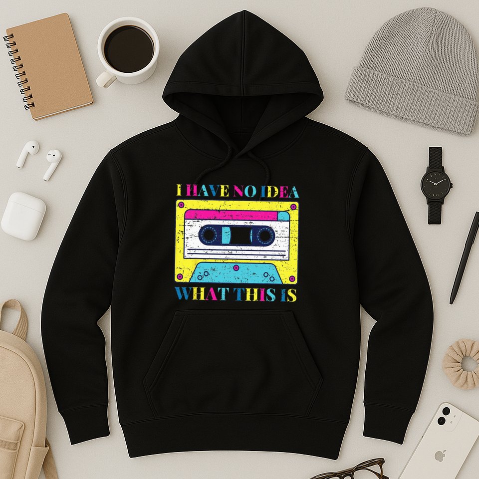 I Have No Idea What This Is Vintage 70s 80s 90s Hoodie