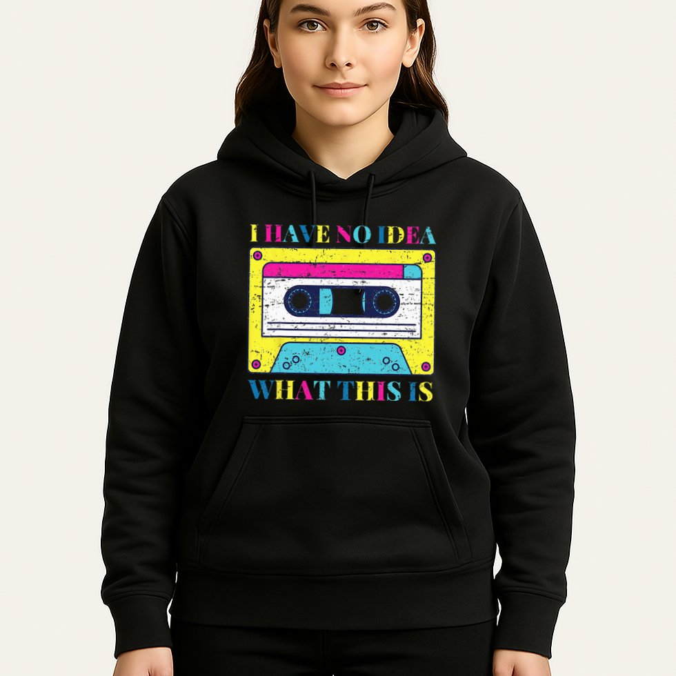 I Have No Idea What This Is Vintage 70s 80s 90s Hoodie