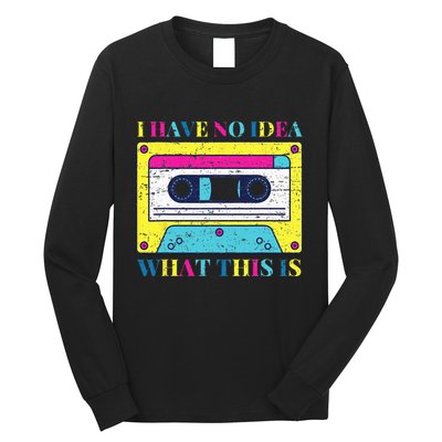I Have No Idea What This Is Vintage 70s 80s 90s Long Sleeve Shirt