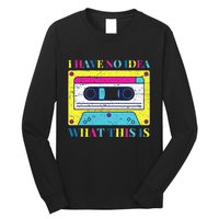 I Have No Idea What This Is Vintage 70s 80s 90s Long Sleeve Shirt