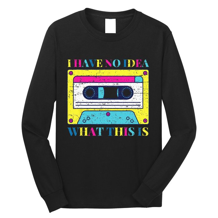 I Have No Idea What This Is Vintage 70s 80s 90s Long Sleeve Shirt