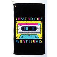 I Have No Idea What This Is Vintage 70s 80s 90s Golf Towel