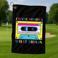 I Have No Idea What This Is Vintage 70s 80s 90s Golf Towel