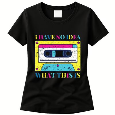I Have No Idea What This Is Vintage 70s 80s 90s Womens T-Shirt